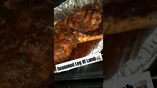 Leg Of Lamb  #food #ovenbaked #lambleg #seasoned #tasty #flavour #foodie #fypシ゚