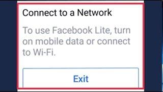 How To Fix Facebook Lite Error Connect to a Network On Android