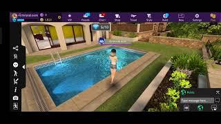 Chelsea visits at her Bodrum Villa to collect gems  on Avakin Life
