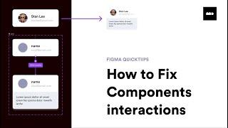 How to Fix Component Interactions on Figma #tutorial