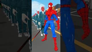 Spider man vs Superhero #spiderman #marvel #shorts