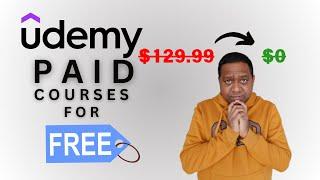 Get paid Udemy courses for free in 2024 [100% working]
