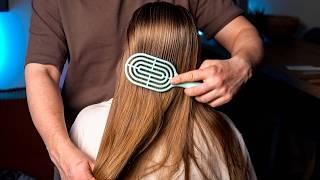 ASMR | Classic Hair Brushing & Hair Play Sounds for Sleep (No talking)