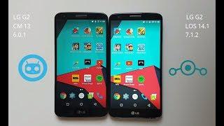 CyanogenMod 13 VS Lineage OS 14.1 - Speed Test 2018