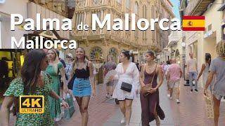 Palma de Mallorca Walking Tour 4K Majorca Spain 