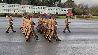 25 Guards Platoon. Passing out Parade. ITC Catterick. December 2021.