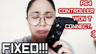 PS4 CONTROLLER WON'T CONNECT! ISSUES FIXED 2019! EASIEST STEPS PROBLEM SOLVED! | ASTRID PRING