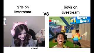 Girls Livestream vs Boys Livestream - IShowspeed