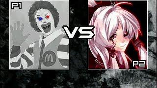 Winmugen: Hatred Donald (killeverybody mode) vs. some characters (part one)