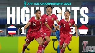 Thailand 1-3 Indonesia (#AFFU23 2023 Semifinal)