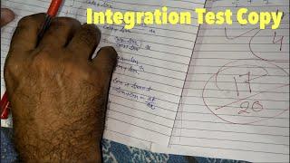 Integration Test Copy Checking | Maths Copy Checking