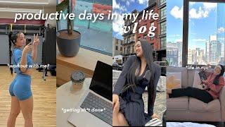 *productive* days in my life: back in routine, shopping in soho, mental health talk, & party in nyc!