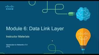 Module 6 : DataLink layer