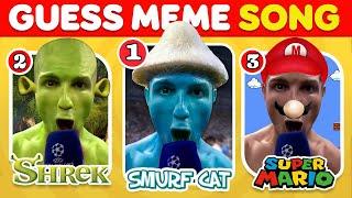 Can You Guess Ronaldo SIUUUU Meme  But Different Universes | Smurf Cat | Barbie | Shrek | P3 #quiz