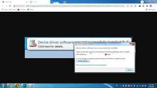 Device driver software was not successfully installed Windows 7  || MTP USB Device Driver Failed Fix