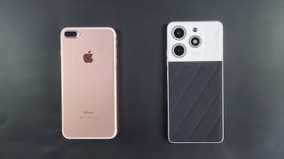 Iphone 7 Plus Vs Tecno Spark 10 Pro Speed Test !