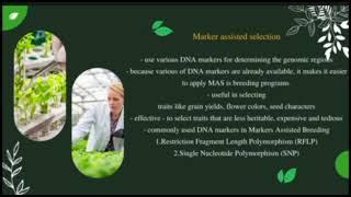 AGR516 PLANT BREEDING - Modern Plant Breeding