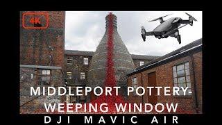 Middleport Pottery Weeping Window Poppies  - DJI Mavic Air 4K Footage Matthew Way