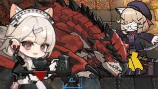 Kazemaru and Utage styles on a red lizard || CF-9 Higashiknights 2 ops