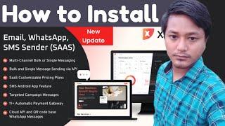 How to Install XSender - Bulk Email, SMS and WhatsApp Messaging Application