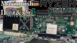 Downgrading my Ryzen streaming PC for better retro purposes and revisiting the cursed Macintosh IIvx