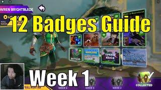 How to get ALL 12 Badges for Wren Brightblade | Metaverse Event | Week 1 | Wren’s Treasure Chest #1