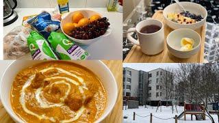 Aesthetic vlog| butter chicken | life in Finland