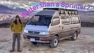 I Live in this Little Self Converted 4WD JDM Camper Van - FULL TOUR