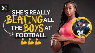 Meet Female Football Player: Toni Harris | Day In the Life