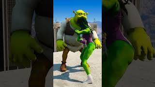 GTA V SHE HULK KILLS SHREK | #shorts