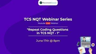 TCS Ninja NQT Repeat Coding Questions in - Part 1