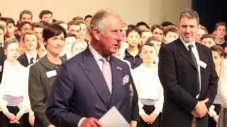 HRH The Prince of Wales visits White Lodge