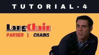 Parsers & Chains in Langchain | Complete Python LangChain Course for Beginners | Tutorial 4