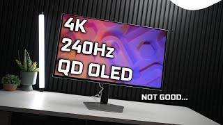 Not Good - Samsung 4K 240Hz QD OLED (G80SD Review)