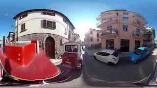 Passeggiata con il trenino elettrico in Ascoli Piceno, Video 360° VR 4K