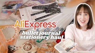 AliExpress Bullet Journal Stationery Haul  stamps, pens & stickers