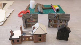 How to make your own custom built model railway/ railroad buildings