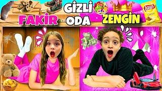 ZENGİN FAKİR GİZLİ ODA YAPTIK ‼️ KİM ZENGİN KİM FAKİR !! KUZEY ELİF !!