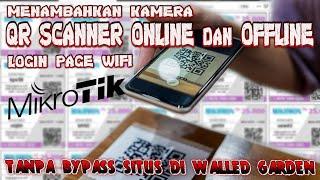 setting MikroTik 2 cara pasang QR Code scan online offline login page hotspot wifi