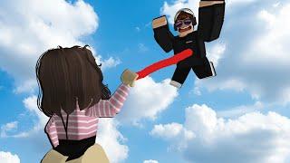 Trolling My Friend by Flinging Him Until He RAGES (Roblox Tagalog)