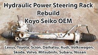 Hydraulic Power Steering Rack Rebuild. Koyo OEM