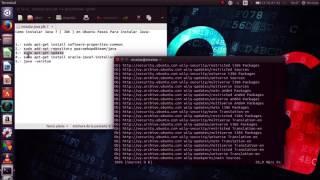 como instalar (java 7 JDK) en ubuntu terminal