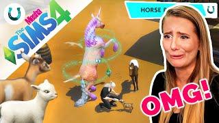 JEDNOROŽEC!  A GERALT, KTERÝ PROPADL ZAKRSLÝM KOZIČKÁM A OVEČKÁM ●  The Sims 4 -  KOŇSKÝ RANČ 02