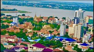 Phnom Penh Cambodia 2022 so beautiful view from the rooftops