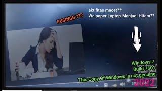 Cara mengatasi windows 7 is not genuine build 7601 this copy of windows  terbaru 2022