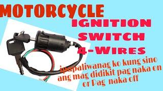 IGNITION SWITCH MOTORCYCLE 4WIRES