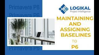 P6 How To Guide: How to maintain and assign baselines in Primavera P6