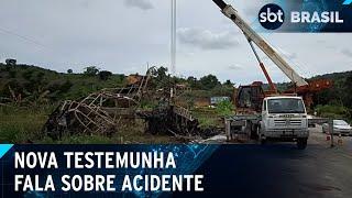 Nova testemunha contradiz versão sobre acidente na BR-116 em Minas Gerais | SBT Brasil (24/12/24)