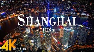 Shanghai 4K drone view • Aerial View Over Shanghai | Relaxation film with calming music