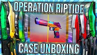 12x Operation Riptide Case Opening (Stat-Track AK)